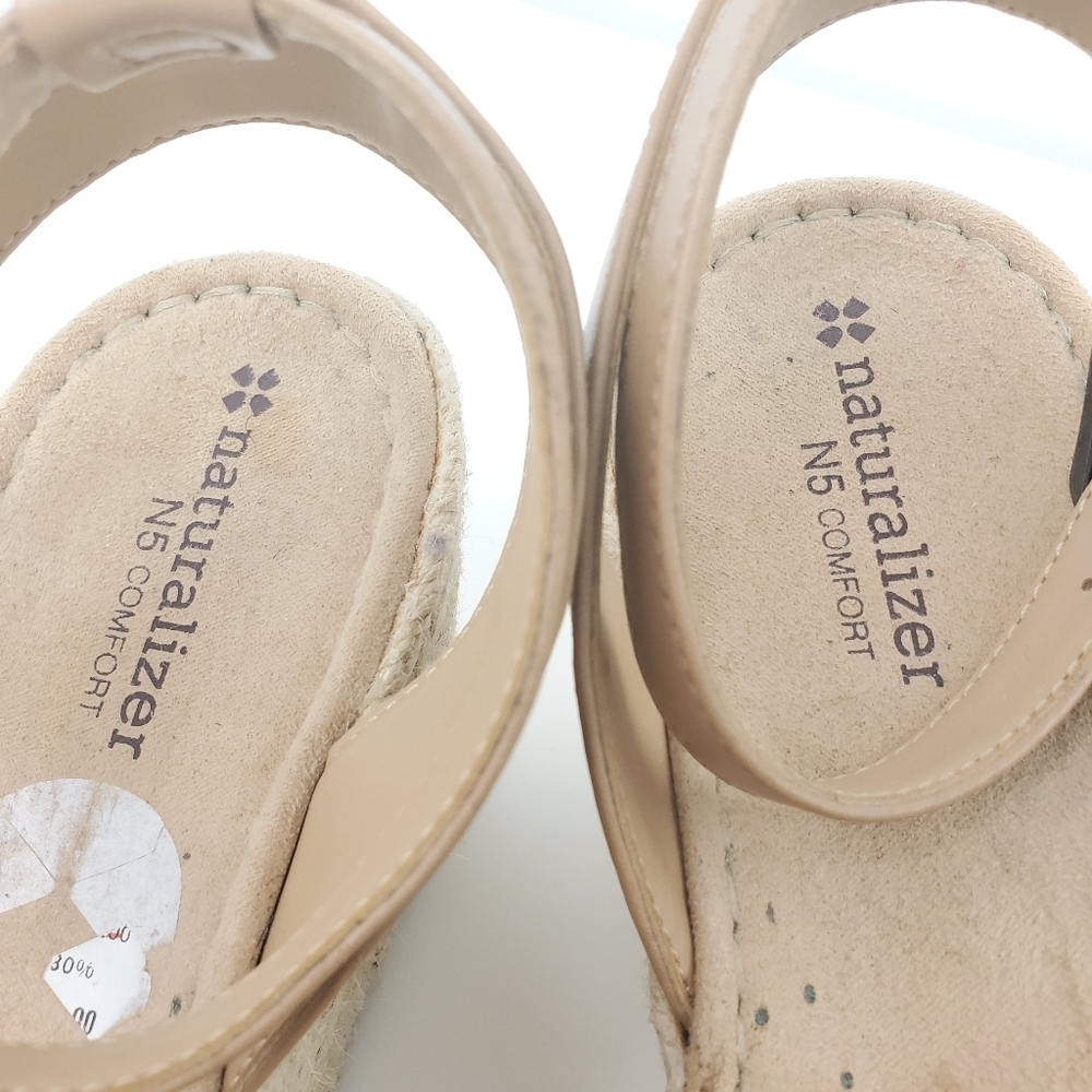 NATURALIZER wedge sandals size 10M - Picture 7 of 12